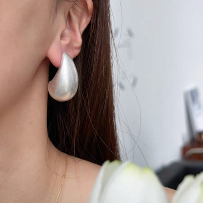 Hollow Water Drop Shape Earrings