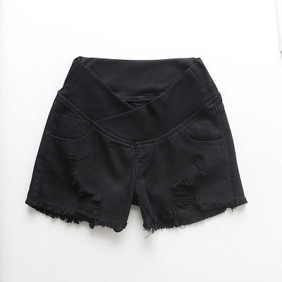 Wear Low-Rise Thin Black Denim Shorts