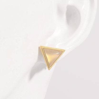 Triangle Stud Earrings