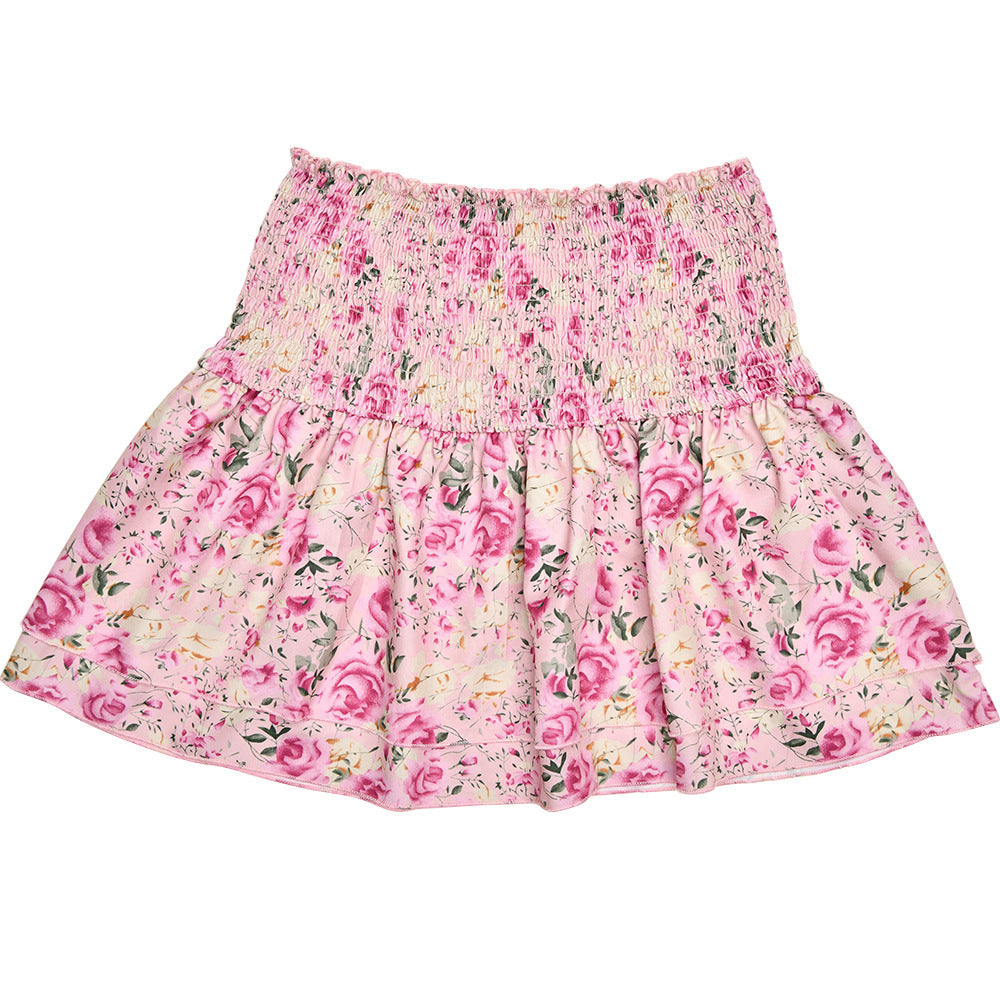 Top Floral Skirt Two-piece Set