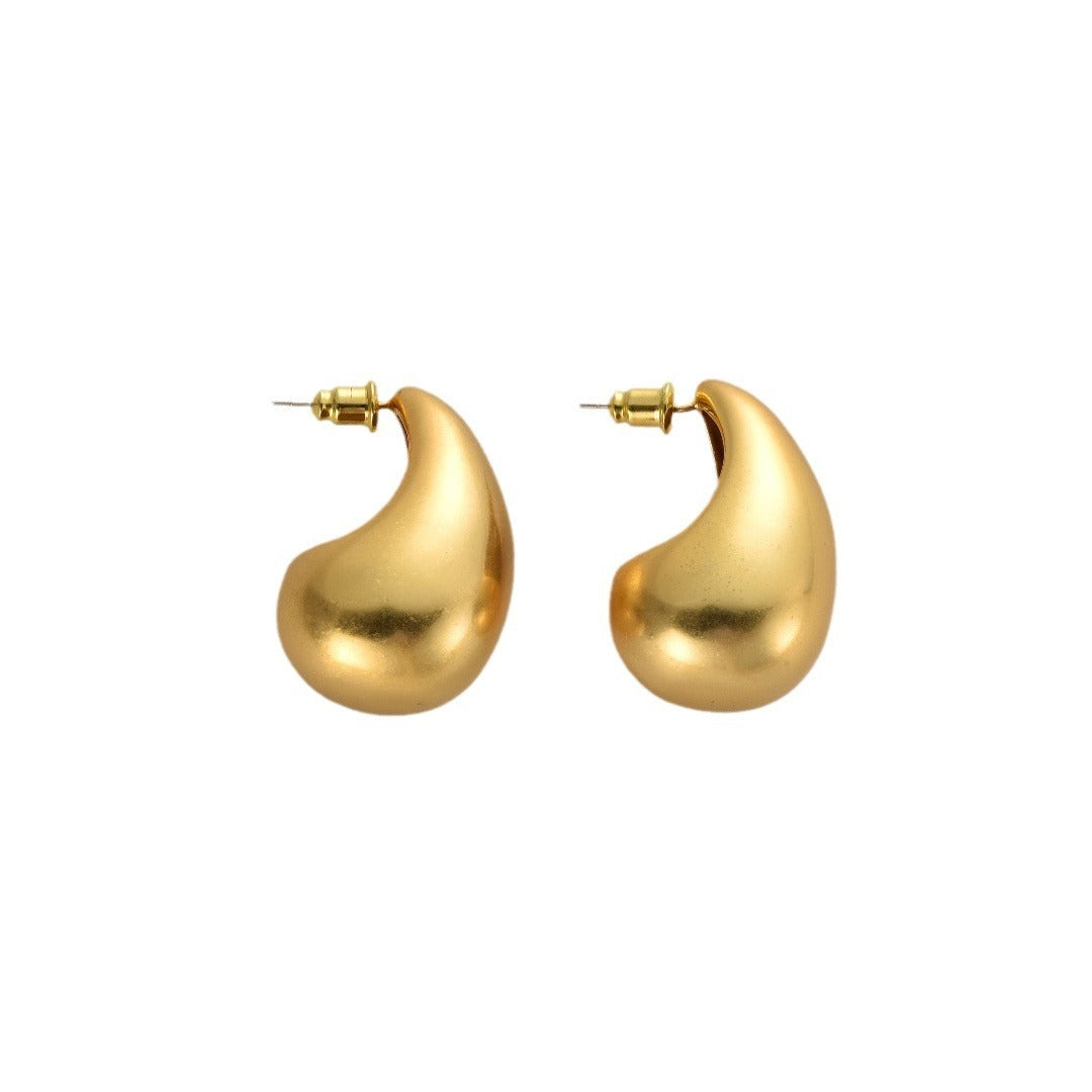 Hollow Water Drop Shape Earrings