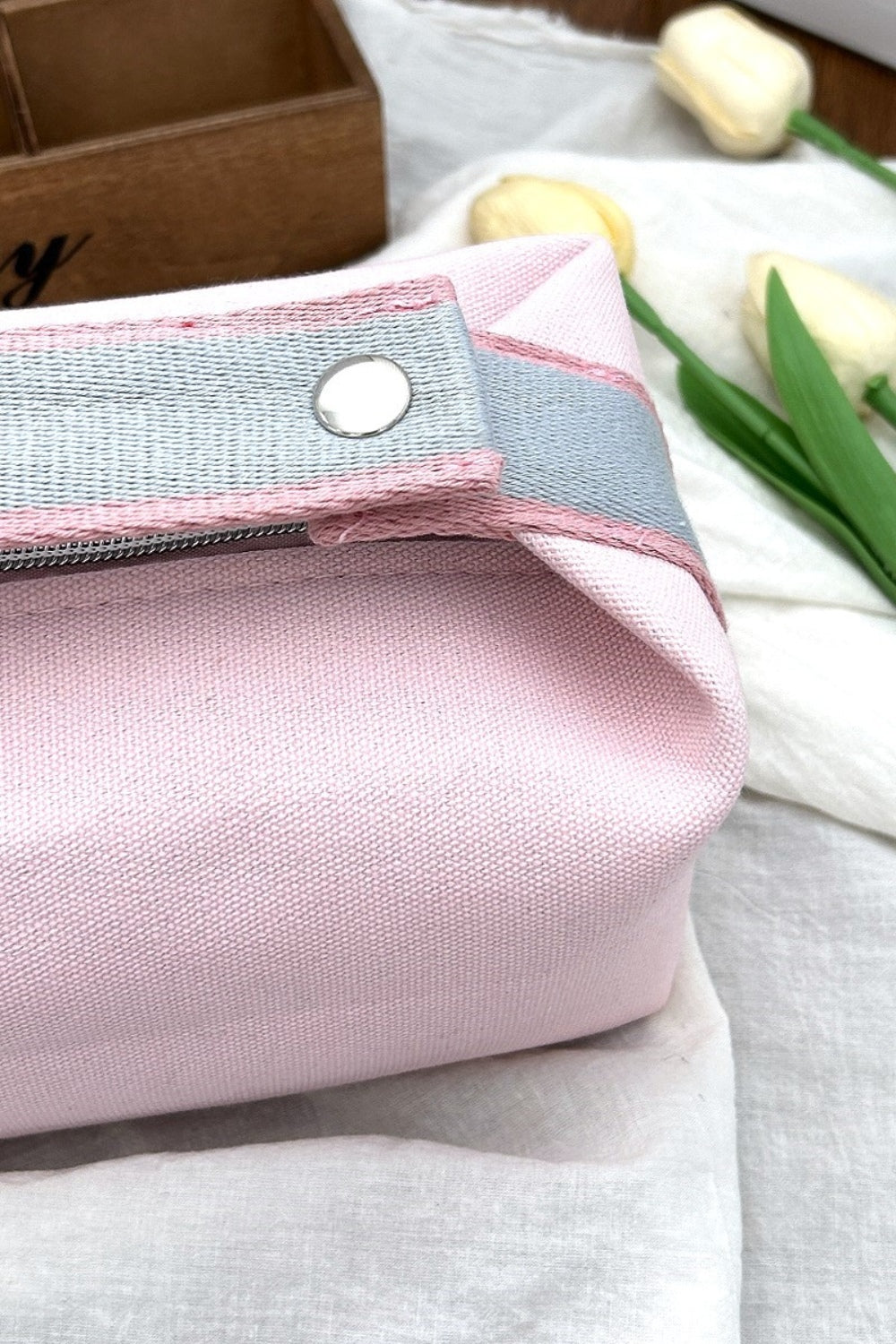 Waterproof Canvas Travel Cosmetic Bag