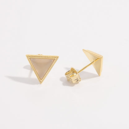 Triangle Stud Earrings