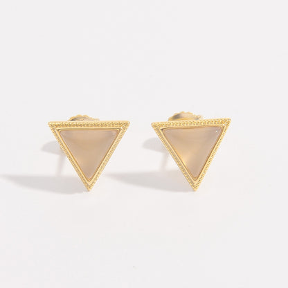 Triangle Stud Earrings