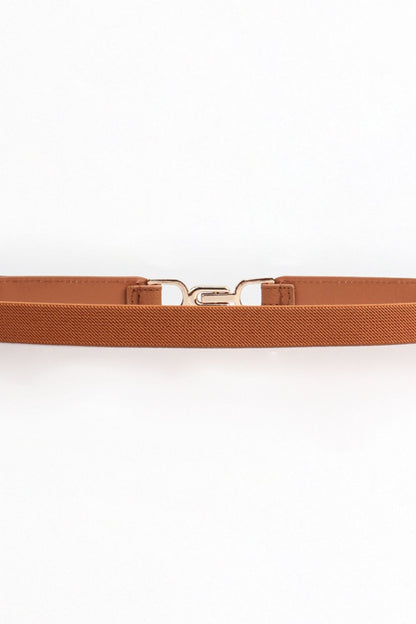 Alloy Buckle Elastic Belt