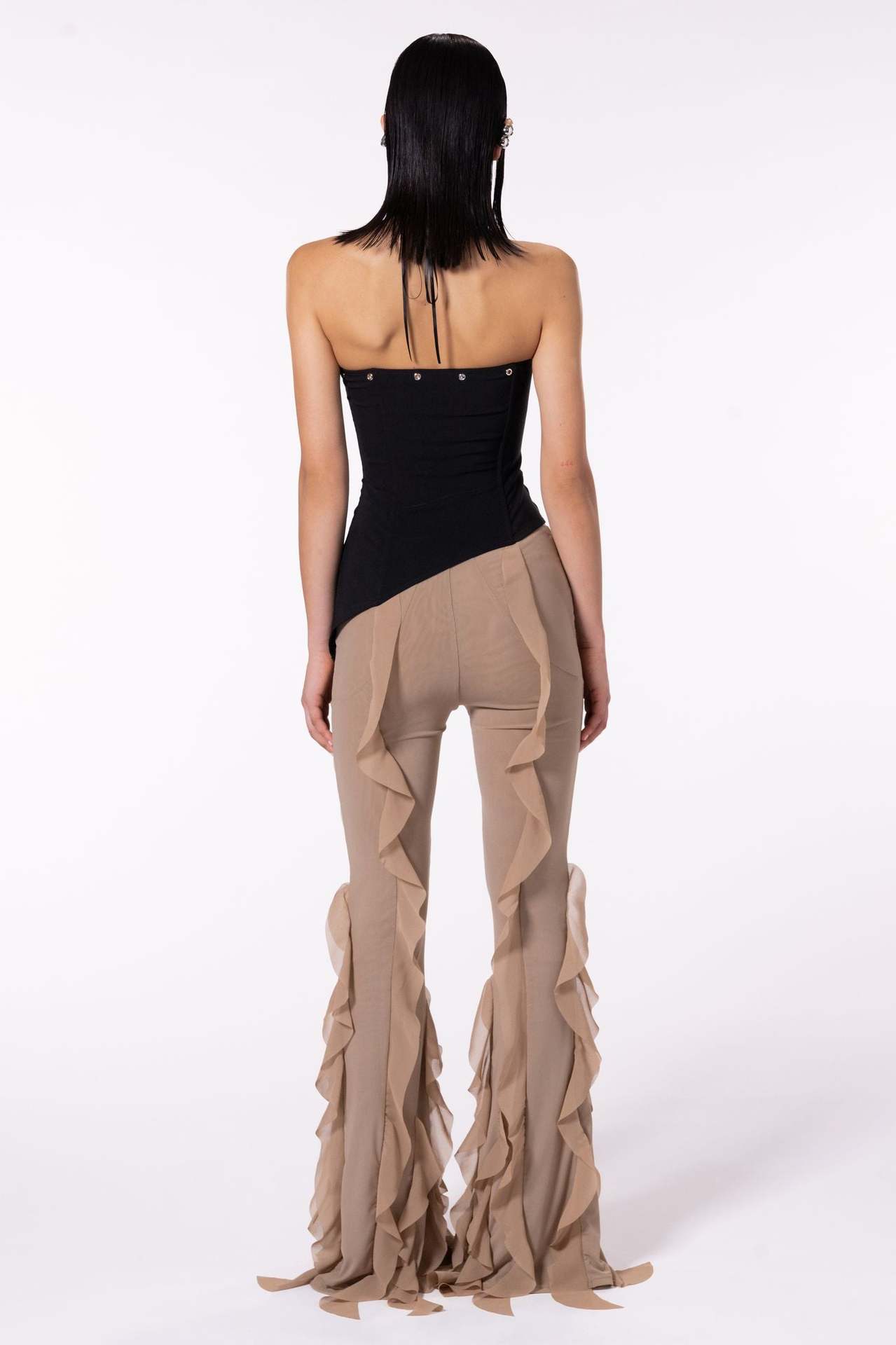 Ear Flying Pants Slim-fit Micro Flared Pants Women