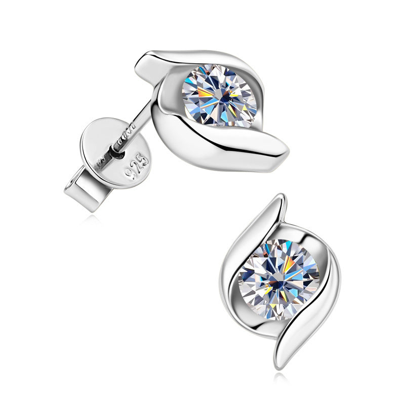 High-grade Moissanite Stud Earrings