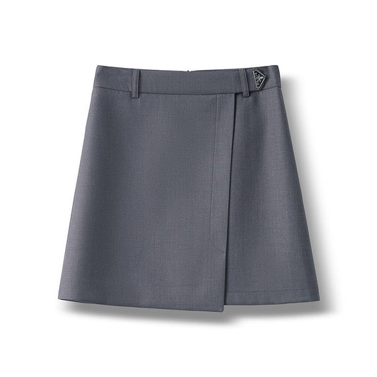 Slimming High Waist A- Line Skirt